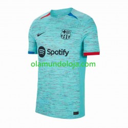 Camisola FC Barcelona Homem Equipamento Terceiro 2023-2024 Manga Curta